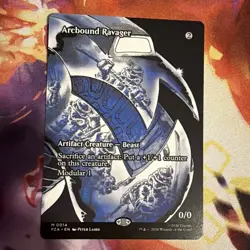 Magic The Gathering Teenage Mutant Ninja Turtles NM Arcbound Ravager Borderless - Image 1