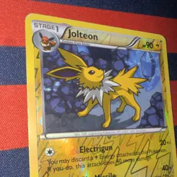 Pokemon Jolteon 37/108 Dark Explorers Reverse Holo Stage 1 HP90 Uncommon 2012 - Image 4