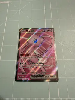 Pokemon Mew ex Ultra Rare Full Art Holo Scarlet & Violet 151 193/165 Card — NM - Image 1