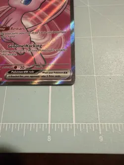 Pokemon Mew ex Ultra Rare Full Art Holo Scarlet & Violet 151 193/165 Card — NM - Image 3