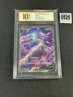 Pokemon TCG Chinese | Mewtwo V (CS5aC 135) Brave Stars Grade 10 - Image 1