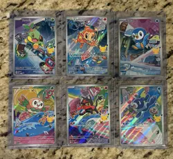 (6) 2026 Pokemon First Partner Illustration Collection Series 1 Promos #40-45 - Image 1