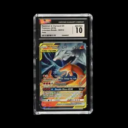 Pokemon Slab Reshiram & Charizard GX 20 2019 CGC 10 Gem Mint - Image 1