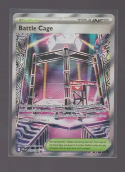 BATTLE CAGE 116/094 ULTRA RARE PHANTASMAL FLAMES POKEMON HOLO NEAR MINT - Image 1