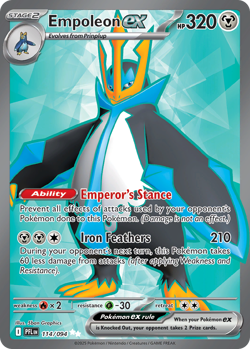 Empoleon ex 114/094 Ultra Rare Phantasmal Flames Pokemon Lightly Played - Image 1