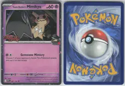 ✰ TEAM ROCKET'S MIMIKYU (PRERELEASE) 087/182 POKEMON ✰ NM/M - Image 1