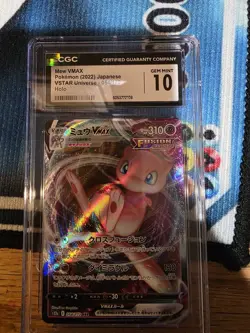 2022 POKEMON JPN VSTAR UNIVERSE HOLO #054/172 MEW VMAX CGC 10 GEM MINT - Image 1