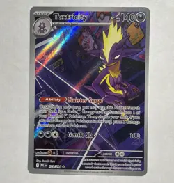 Pokemon Toxtricity Illustration Rare 103/094 2025 Phantasmal Flames NM - Image 1