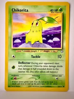 🇨🇦 NM Chikorita 53/111 Common Neo Genesis Pokemon - Image 1