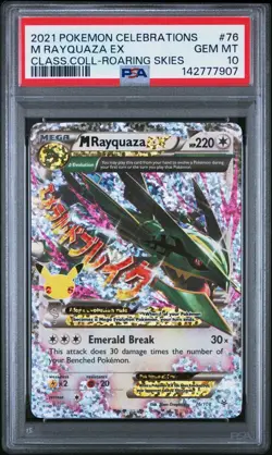PSA 10 MEGA RAYQUAZA EX 76/108 CELEBRATIONS CLASSIC COLLECTION POKEMON 😍 - Image 1