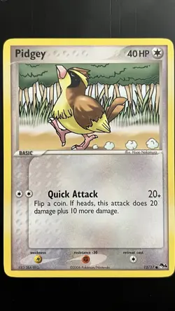 Pidgey 012/017 Mint POP Series 4 Promo Pokemon TCG Regular - Image 1