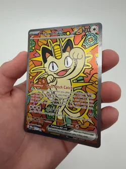 Pokemon Meowth ex 121/088 ENGLISH SIR Perfect Order NEAR MINT - Image 2