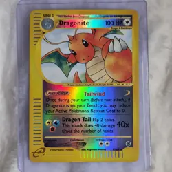 Pokemon Dragonite 009/165 Expedition Base Set Holo Rare 2002 Stage 2 100 HP - Image 1