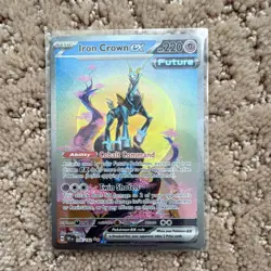 Pokemon Iron Crown EX Full Art Holo SV05 Temporal Forces Special Rare 206 NM - Image 1