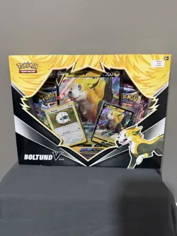 Pokemon TCG Boltund V Box Collection Factory Sealed New Sword & Shield Promo - Image 1