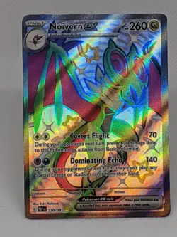 Noivern ex 220/091 Full Art Ultra Rare Paldean Fates Holo Pokemon NM - Image 1