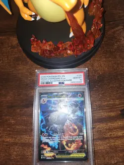 2025 POKEMON PFL EN-PHANTASMAL FLAMES #125 MEGA CHARIZARD X EX PSA 10 - Image 3