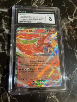 Ho-Oh EX 007/034 Double Rare Pokemon TCG Classic Charizard & Ho-Oh EX Deck CGC 8 - Image 1