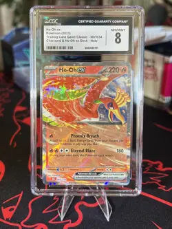 Ho-Oh EX 007/034 Double Rare Pokemon TCG Classic Charizard & Ho-Oh EX Deck CGC 8 - Image 1