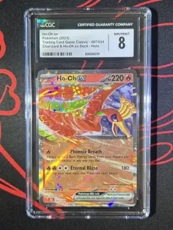 Ho-Oh EX 007/034 Double Rare Pokemon TCG Classic Charizard & Ho-Oh EX Deck CGC 8 - Image 3