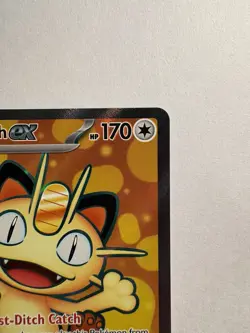 Meowth ex 107/088 FULL ART ULTRA RARE HOLO Perfect Order Me03 Pokemon English EN - Image 4