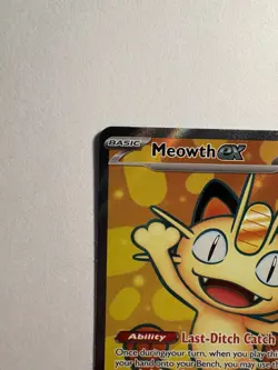Meowth ex 107/088 FULL ART ULTRA RARE HOLO Perfect Order Me03 Pokemon English EN - Image 5