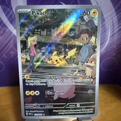 Pikachu 173/165 Scarlet & Violet Pokemon 151 Illustration Rare - English NM - Image 1