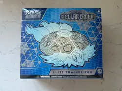 Pokemon Stellar Crown ETB Elite Trainer Box - NEW - small tear - Image 1