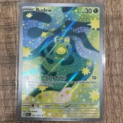 Pokemon Budew 221/217 IR | Pokemon TCG: Ascended Heroes English Near Mint - Image 1