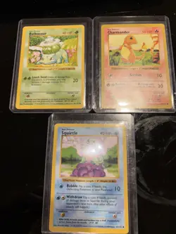 Pokemon Shadowless Charmander Squirtle Bulbasaur Vintage Lot 1999 - Image 1