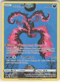 ✰ GALARIAN MOLTRES SWSH284 PROMO SWORD & SHIELD PROMO POKEMON ✰ NM/M - Image 2