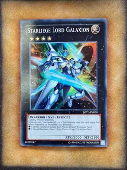 Yugioh Starliege Lord Galaxion JOTL-EN050 Super Rare NM - Image 1