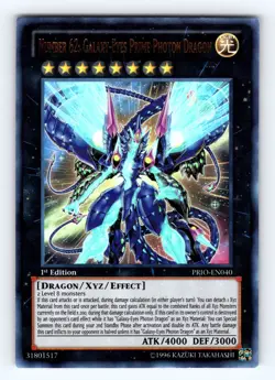 Yugioh Number 62: Galaxy-Eyes Prime Photon Dragon PRIO-EN040 1st Ultra - LP 💎 - Image 1