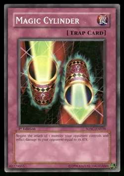 Magic Cylinder SDSC-EN038 Common / Short Print Yu-Gi-Oh 1st Edition MP - Image 1