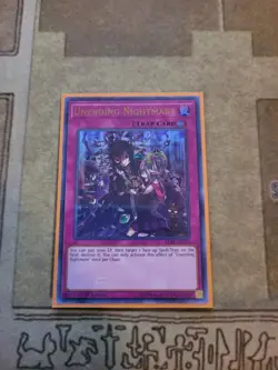 YUGIOH UNENDING NIGHTMARE BLRR-EN104 ULTRA 1ST ED NM - Image 1
