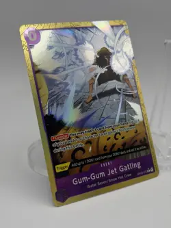 One Piece Gum-Gum Jet Gatling Alt Art OP03-072 R Best Vol. 2 PRB-02 NM ENGLISH - Image 2