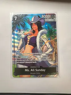 Ms. All Sunday OP14-084 SR NM ONE PIECE TCG - Image 1