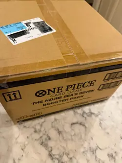 One Piece The Azure Sea's Seven OP-14-EB04 Sleeved Booster Case 144 Packs Sealed - Image 3