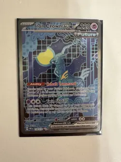Pokemon TCG Iron Crown EX Prismatic Evolutions Card 158/131 Sir - Image 1