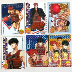 Slam Dunk Amada PP Card Part 1 Complete Set No.1-42 with 6 Holo Prism vintage - Image 3