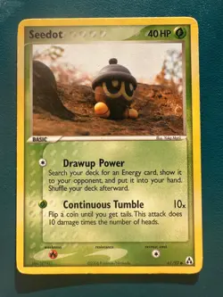 Seedot 61/92 EX Legend Maker (2006) Pokemon Card | Vintage | LP–MP - Image 1