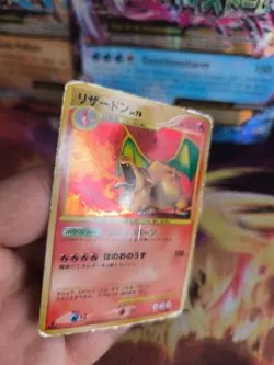 Pokemon Karte Card Holo Glurak Charizard Stormfront Sturmtief Lv 76 japanese LP- - Image 4