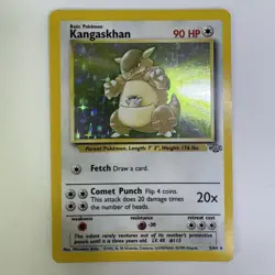 Pokemon TCG Kangaskhan Jungle Holo Card 5/64 Unlimited Rare LP - Image 1