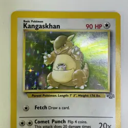 Pokemon TCG Kangaskhan Jungle Holo Card 5/64 Unlimited Rare LP - Image 2