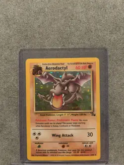 Aerodactyl 1/62 Fossil Holo 1999 WOTC Pokemon Card TCG - Image 1