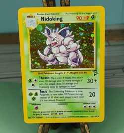 Pokemon TCG Nidoking Base Set Holo Rare Unlimited WOTC Trading Card TCG - Image 3