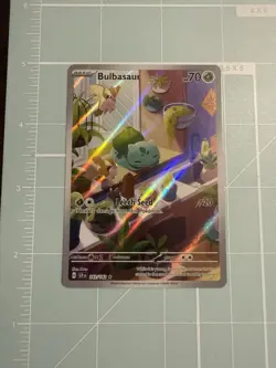 Pokemon TCG Bulbasaur Stellar Crown Illustration Card 143/142 - Image 1