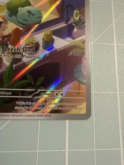 Pokemon TCG Bulbasaur Stellar Crown Illustration Card 143/142 - Image 2