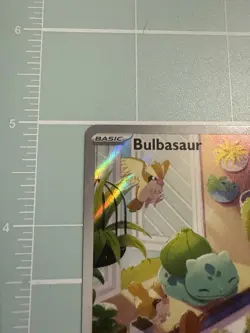 Pokemon TCG Bulbasaur Stellar Crown Illustration Card 143/142 - Image 3