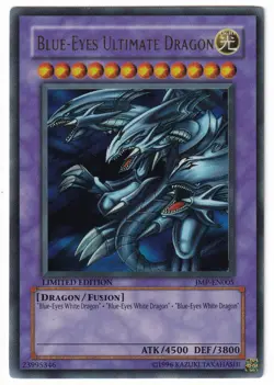Yugioh Blue-Eyes Ultimate Dragon JMP-EN005 Ultra Rare Card NM/MT Yu-gi-oh - Image 1